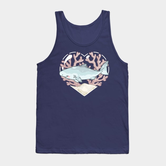 CHEW, the Sleeper Shark Tank Top by bytesizetreasure